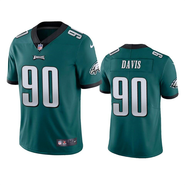 Nike Men & Women & Youth Eagles 90 Jordan Davis Green Vapor Untouchable Limited Jersey,We sell and wholesale Nike Men & Women & Youth Eagles 90 Jordan Davis Green Vapor Untouchable Limited Jersey on line form chian!